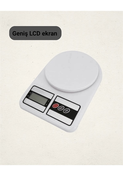 10 Kg Kapasiteli Lcd Ekranlı Dijital Mutfak Tartıs