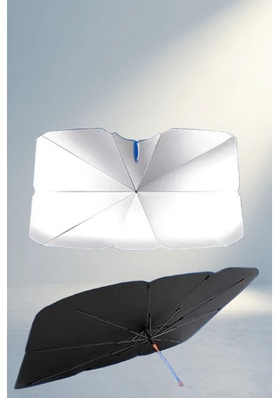Katlanabilir Oto Güneşlik 125x65 Cm Tüm Araçlar İçin Koruyucu - 4993