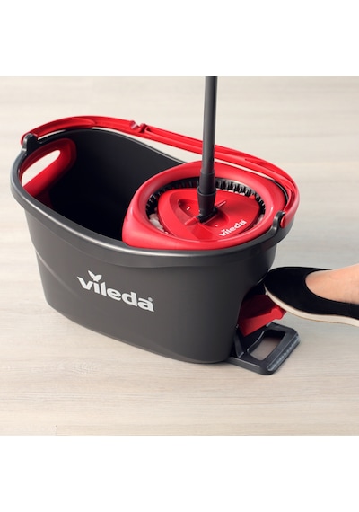 Vileda Turbo 2in1 Pedallı Temizlik Seti + Turbo 2in1 Mikrofiber Yedek Paspas 2'li