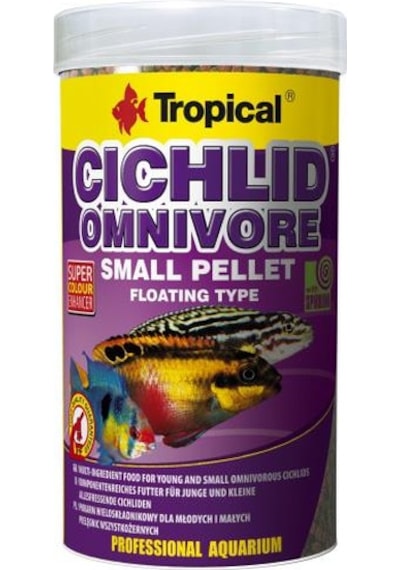 Tropical Cichlid Omnivore Small 250 ML/90G