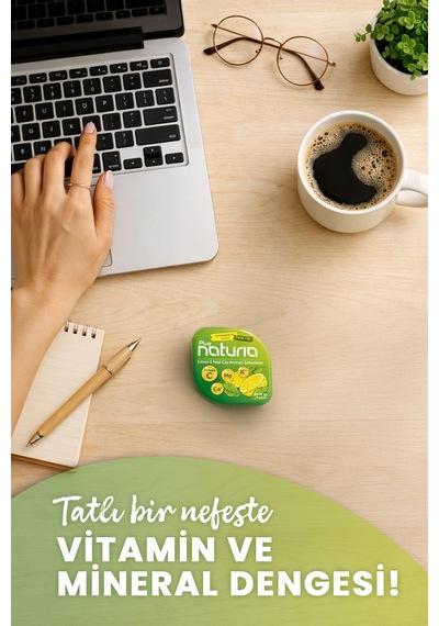 Limon Ve Yeşilçay Aromalı Şekersiz Şekerleme