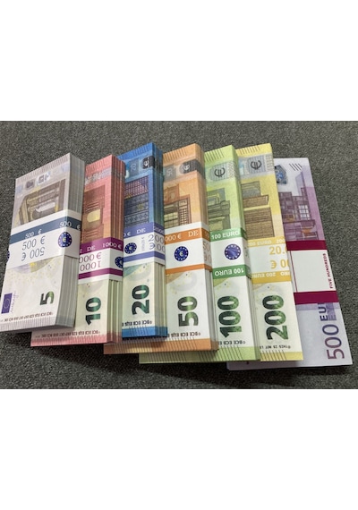700 Adet Karışık Euro 5-10-20-50-100-200-500 Euro Geçersiz Eğlenc