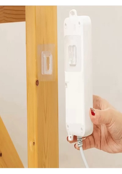 1 Adet Geçmeli Klips Eşya Sabitleme Askısı Tablo Ayna Resim Sabitleme Aparatı Plastik Şeffaf Cn Diğer