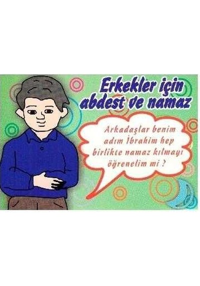 Erkekler İçin Abdest Ve Namaz 3 Boyutlu Resimli Kitapçık