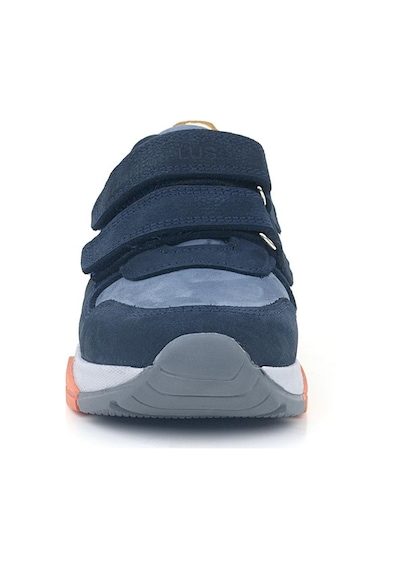 Rakerplus Hakiki Deri Lacivert Taba Çocuk Sneakers Spor Ayakkabı Lacivert