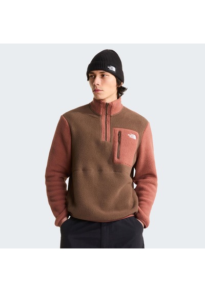 The North Face M Yumıorı 1/4 Zıp Erkek Sweatshirt Nf0a883suh01 Kahverengi