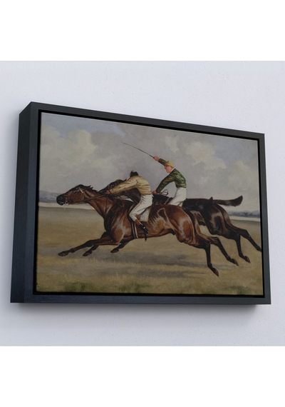 Ahşap Çerçeveli Wheeler Jr Alfred The Winner Tablosu