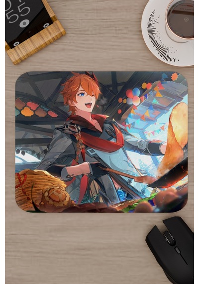 Childe Genshin Impact Anime Gacha V2 - 22x18 Gaming Mouse Pad Fare Altlığı
