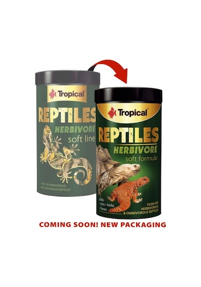 Tropical Reptiles Herbivore Sürüngen Yemi 250ml/65g