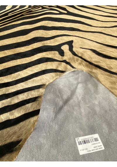 Hakiki Deri Dana Postu Kahve Zebra Baskılı 230 X 220 Cm - 2261101000013