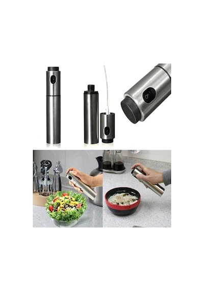 Paslanmaz Çelik Gövdeli Spray Yağlık Sku: Smg8690010584465 Açık Gri