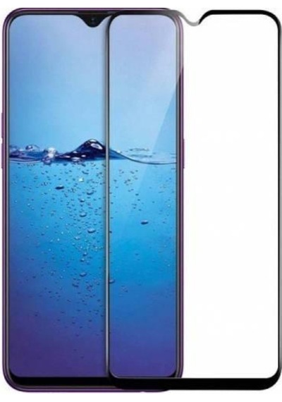 Oppo A5S Ax7 Zore Fiber Nano Full Kaplayan Esnek Ekran Koruyucu Siyah
