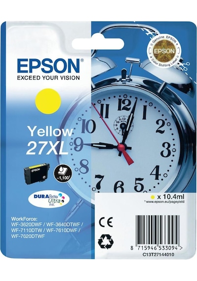 Epson 27Xl Yellow Sarı Mürekkep Kartuş T27144012