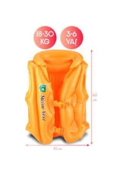 Can Yeleği Büyük Boy 60 Cm - 2309014 Turuncu