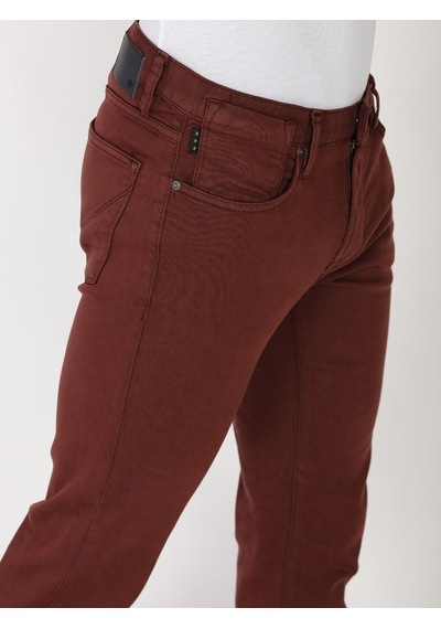 John Varvatos Erkek Pantolon /J02V563-005-Bordo