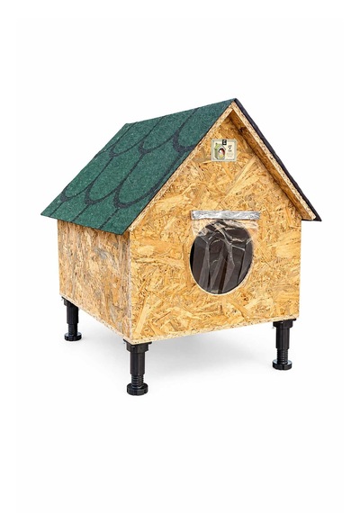Reyo Narım Kedi Evi Ve Kedi Yuvası, İç Ve Dış Mekana Uygun, Soğuk, Yağmur Ve Kar Yalıtımlı Özel Üretim Kedi Barınağı 55x45x65 Cm