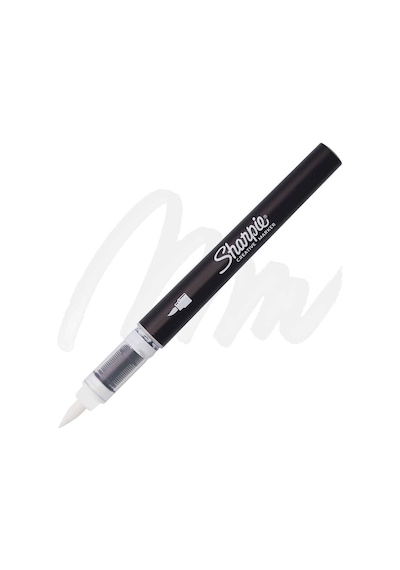 Sharpie Akrilik Markör Fırça Uç Beyaz 2218111 Diğer