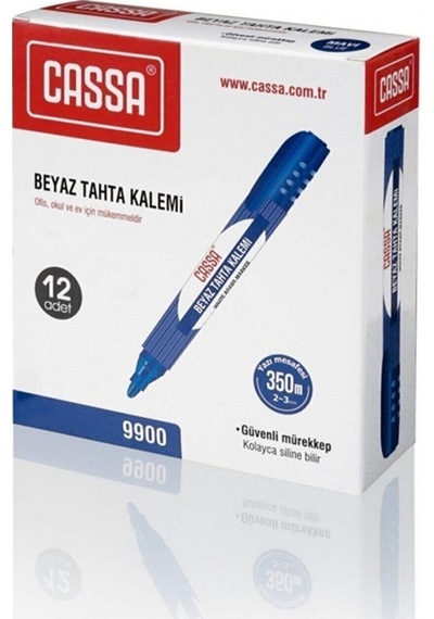 Cassa Tahta Kalemi Mavi 9900 Çok Renkli