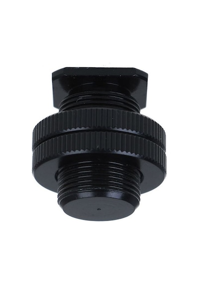 Flaş Kızağı ve 1/4 İnç Giriş için 5/8 İnç Mikrofon Adaptörü