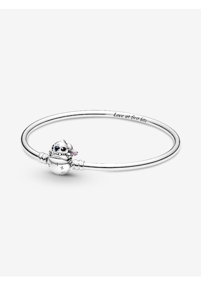 Dora&dora Disney Stitch Klipsli Bangle Bileklik 925 Ayar Gümüş 20 Cm Gümüş
