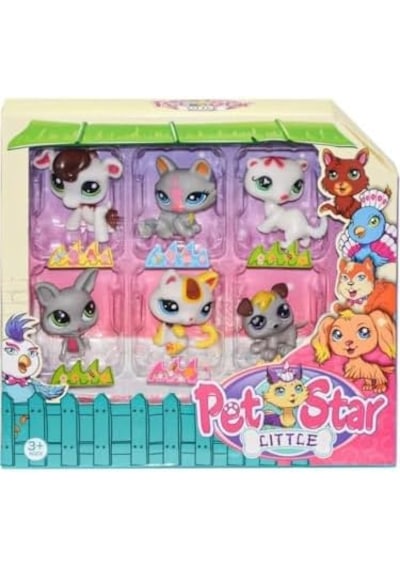 3046a3 Pet Star 6'lı Miniş Seti-2
