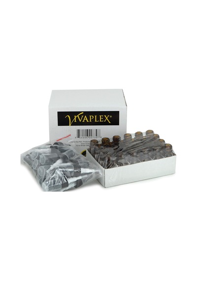 24, Kehribar, 10 Ml 1/3 Oz Cam Şişe, Siyah İnce Sis Spreyi