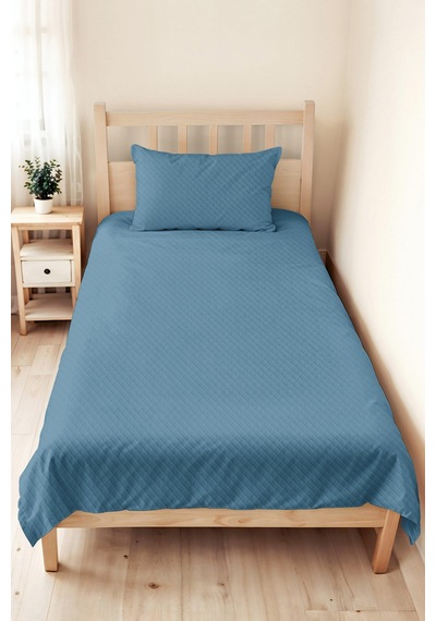 Mavi Kapitone Genç Odası Tek Kişilik Pike Takımı - Düz Modern Mavi 160x220 Cm Kapitone Yatak Örtüsü Puslu Gölge Mırıltısı Mavi Kapitone Genç Odası Tek Kişilik Pike Takımı - Düz Modern Mavi 160x220 Cm Kapitone Yatak Örtüsü Puslu Gölge Mırıltısı