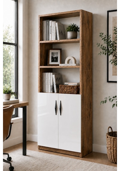 Nesso Kitaplık Dolap Çok Amaçlı Dolap Kiler Dolabı 5 Raflı Dolap Çam Beyaz 180 Cm Çok Renkli Nesso Kitaplık Dolap Çok Amaçlı Dolap Kiler Dolabı 5 Raflı Dolap Çam Beyaz 180 Cm Çok Renkli