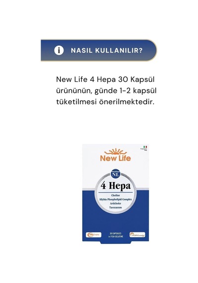 New Life 4 Hepa 30 Softgel Kapsül + B12 Plus Methylcobalamin 30 Tablet