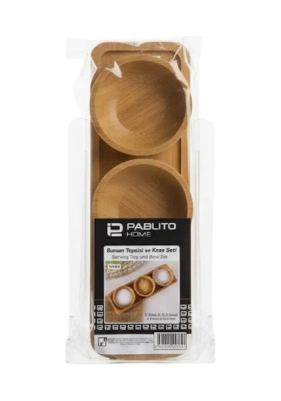 3 Parça Kare Mini Kase Seti Standart