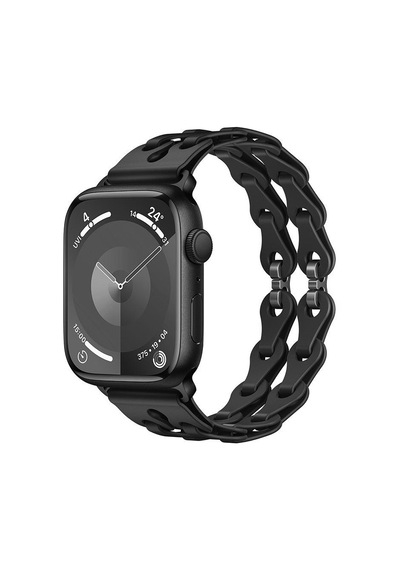 Apple Uyumlu  Watch  10 42mm - 38/40/41mm Kordon Silikon Örgü Ayarlanabilir 2/3/4/5/6/se/7/8/9