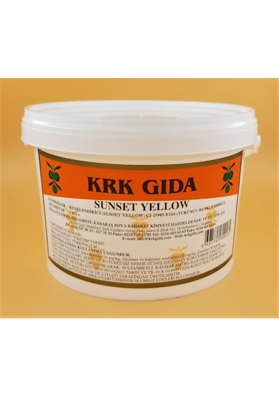 Krk Gıda Gıda Boyası Turuncu 1 KG