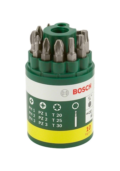 Bosch Vidalama Ucu Seti 10 Parça Ph+Pz+T - 2607019452 Bosch Vidalama Ucu Seti 10 Parça Ph+Pz+T - 2607019452