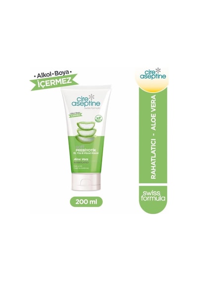 Cıre Aseptıne Soft Prebiyotik Aloe Vera El,yüz Ve Vücut Kremi 200 Ml
