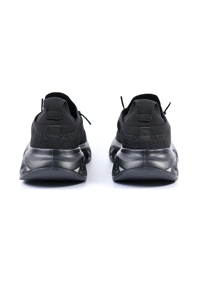 Tuna Bottier Siyah Bağcıksız Kadın Spor Ayakkabı Triko Sneaker - 25asw851 Siyah