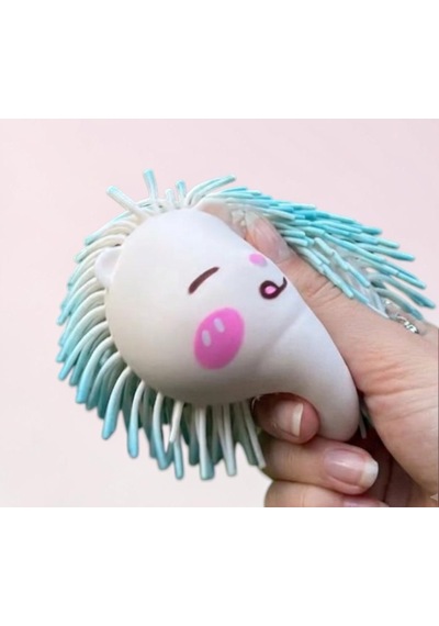 Sevimli Kirpi Squishy Renkli Yumuşak Stres Atıcı Squishy - 1 Adet