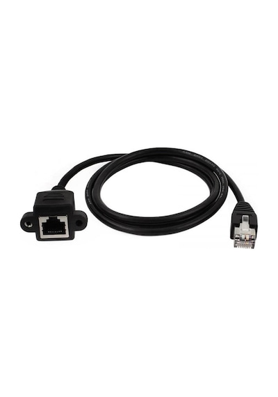 Panel Tipi Rj 45 Dişi Erkek Kablo Panel Tipi Cat5/cat6 Kablo 2m 1 ADET