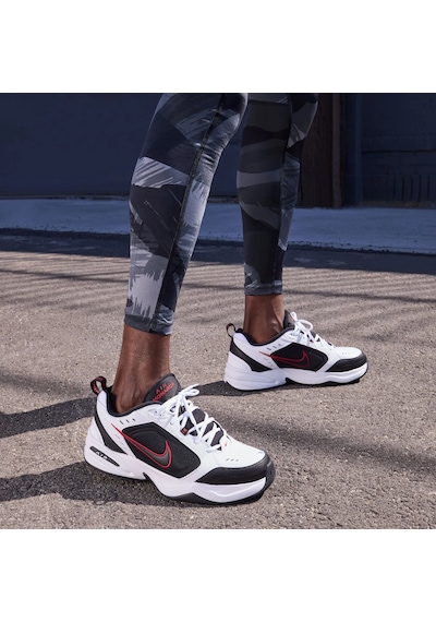 Nike Air Monarch Iv Erkek Günlük Spor Ayakkabı 415445-101 Beyaz - Siyah