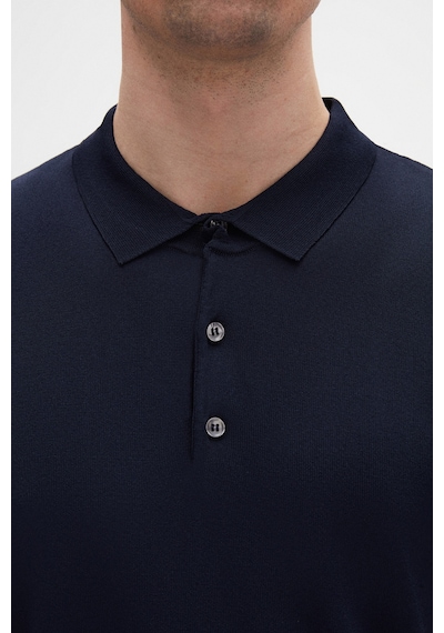 D's Damat Ds Damat Slim Fit Lacivert Düz Örgü Yazlık Rayon Triko T-shirt 4hf069421001m 101