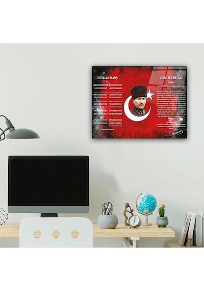 Decorita Cam Tablo | Atatürk Serisi 6