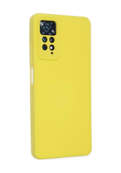 Uryport Xiaomi Redmi Note 11 Pro Kılıf Nano İçi Kadife Silikon - Sarı