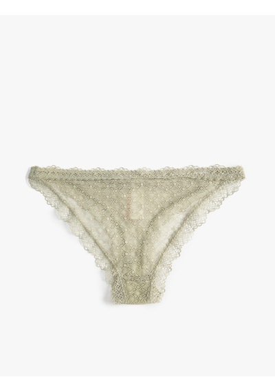 Koton Brief Külot Dantelli Gri 3slk30085mk Gri