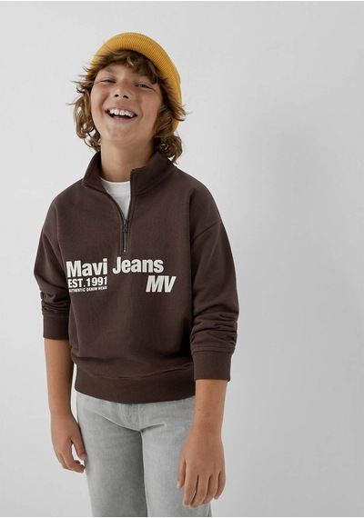 Mavi Loose Fit Kahverengi Erkek Çocuk Sweatshirt 6s10142-88067