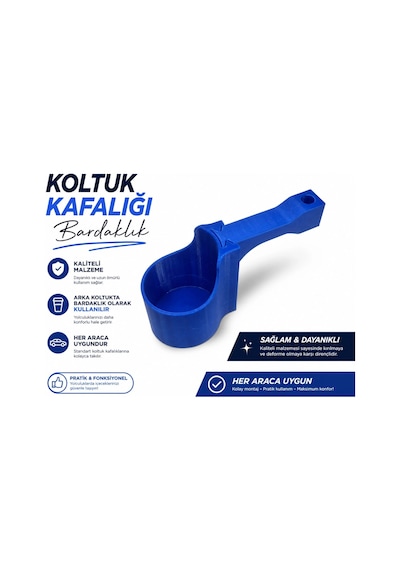 Araç Koltuk Arkası Bardaklık , Araç Mavi Şişe Ve Bardak Tutucu , Kafalık Universal Oto Bardaklık