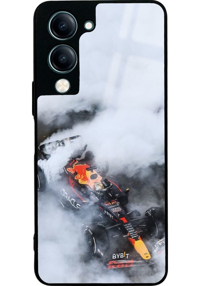 Vivo Y04 Formula 1 Tasarımlı Glossy Telefon Kılıfı Çok Renkli