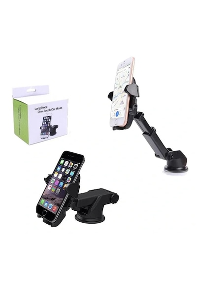 Long Neck One Touch Car Mount Araç İçi Telefonu Tutucu Çok Renkli