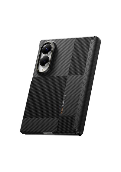 Galaxy Z Fold 8 Kılıf M-safeli Metal Kamera Çerçeveli Raptic Aramid Skinpro Karbon Kapak Siyah-gri Siyah - Gri
