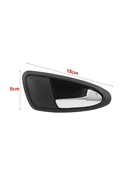 Seat İbiza 6j Kasa 2009-2017 Uyumlu Sağ Ön Yolcu Tarafı İç Kapı Açma Kolu Parlak Krom 6j1837114