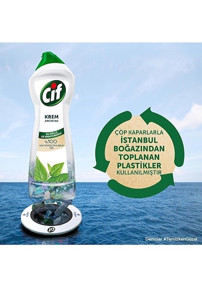 Cif + Domestos + Omo Temizlik Paketi 4'lü Set