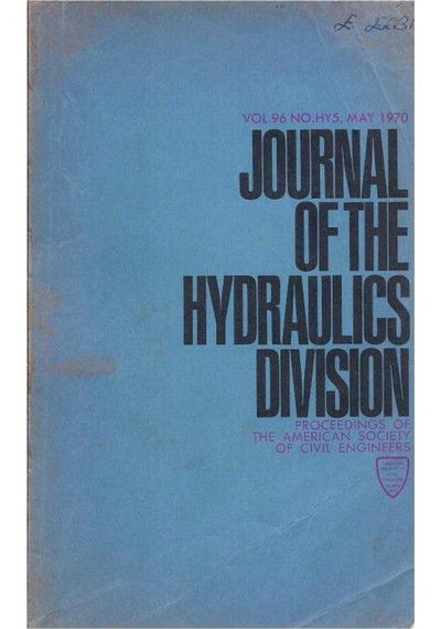 Journal Of The Hydraulıcs Division N11.1255